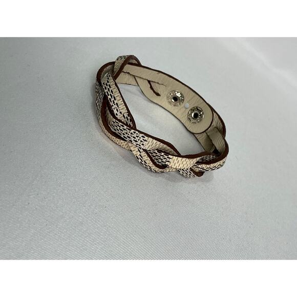 Louis Vuitton Damier Canvas Braided Bracelet Cream - Picture 3 of 8